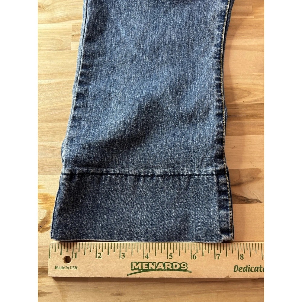 Levi's Nouveau Low Capri Stretch Blue Denim Jeans Women's Size 6 - Picture 10 of 14